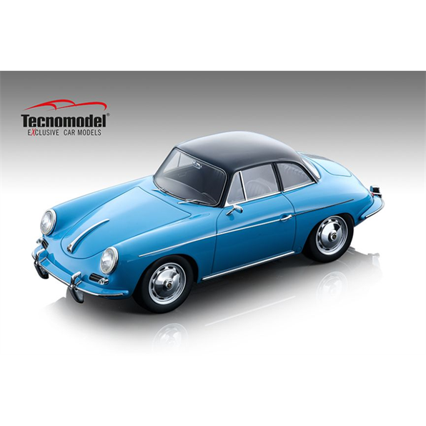 Porsche Karmann Hardtop Light Blue With Black Top Limited